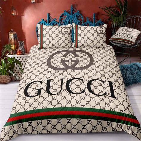 bedding set gucci|luxury bedding sets Gucci.